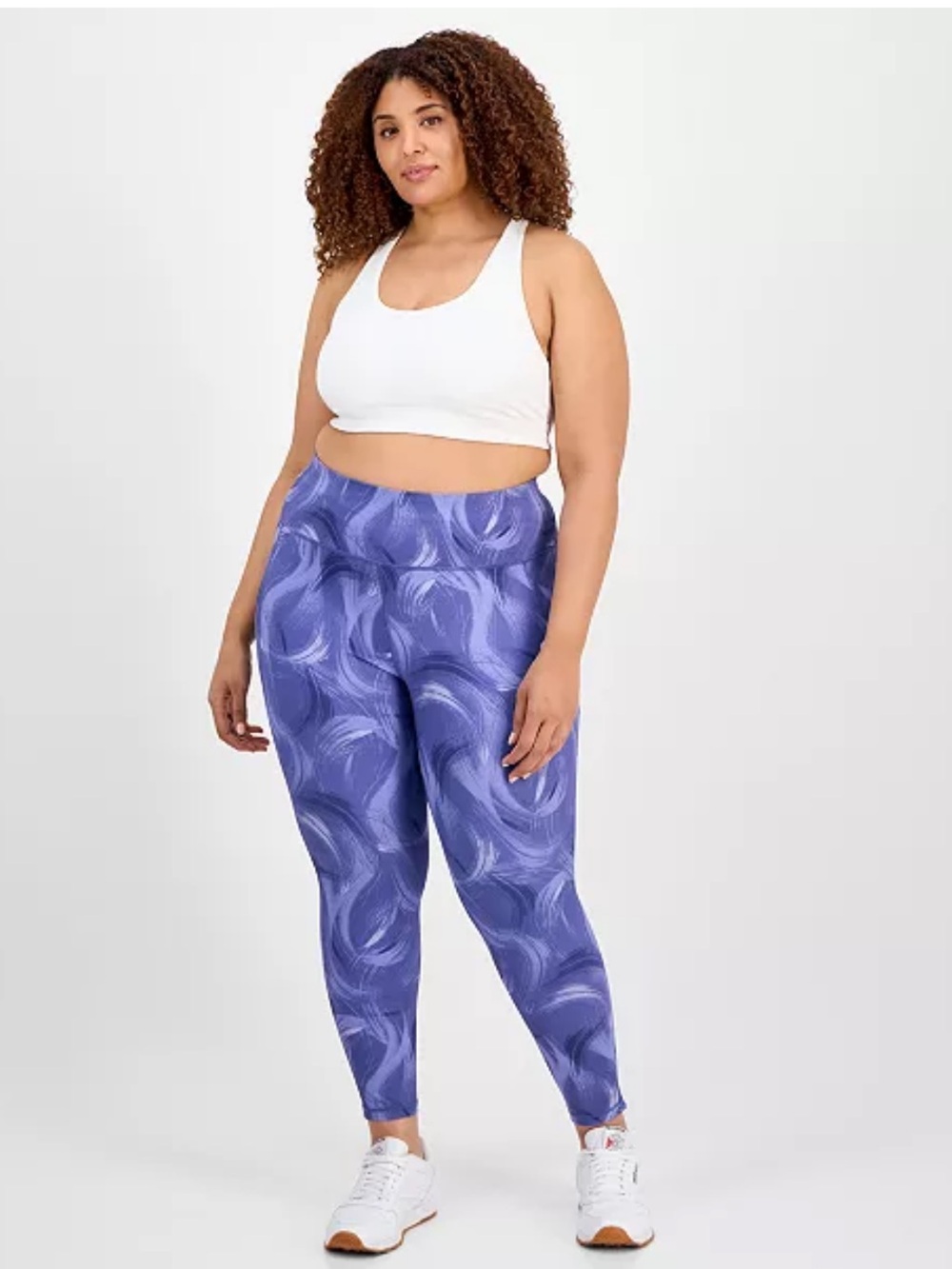 ID Ideology | Plus-Size Purple Swirl High-Rise Leggings XXL New With Tags NWT
